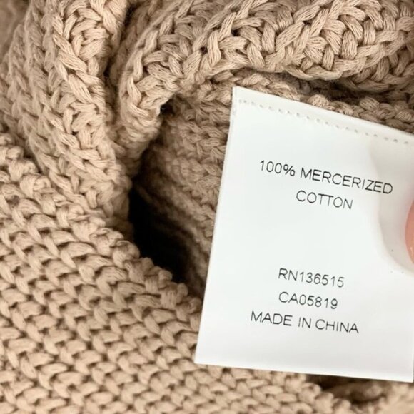 Anthropologie One Grey Day Victoria Top Sleeveless Knit Sweater Brown Latte XS - Picture 14 of 16